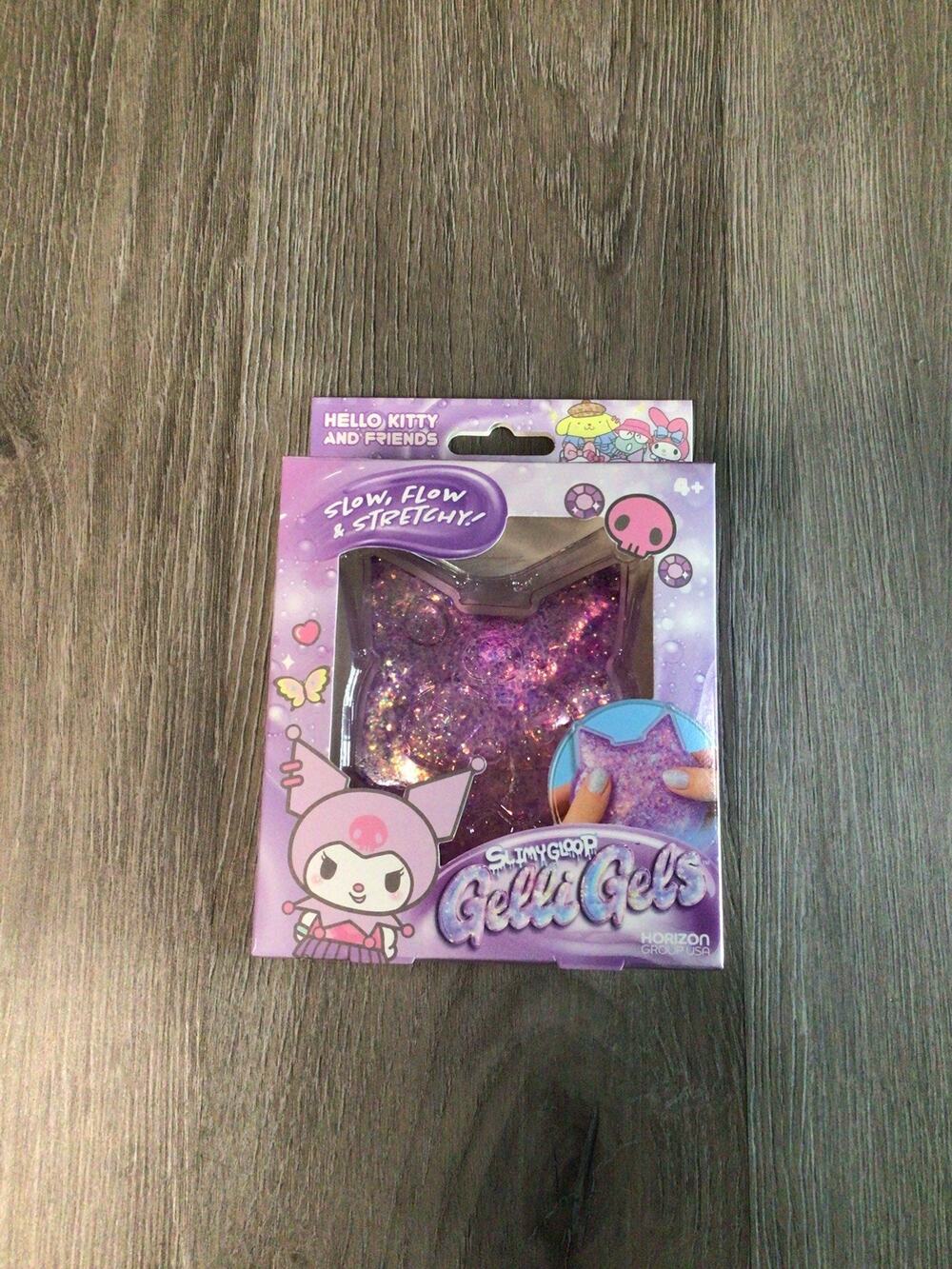 NEW Sanrio Kuromi SLIMYGLOOP Gelli Gels Purple Squishy Sensory Toy Hello Kitty
